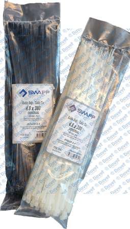SWAPP 50350 Cirt Kelepce 4.8mmx380mm Universal Beyaz 100 Luk Paket Fiyati